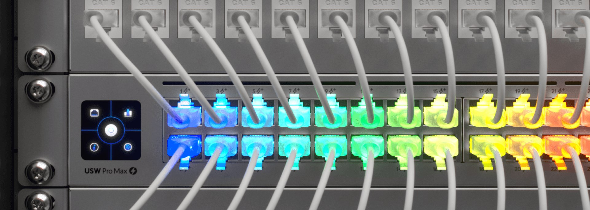 Ubiquiti UACC-Cable-Patch-EL-0.15M-W-24 networking cable Translucent, White Cat6