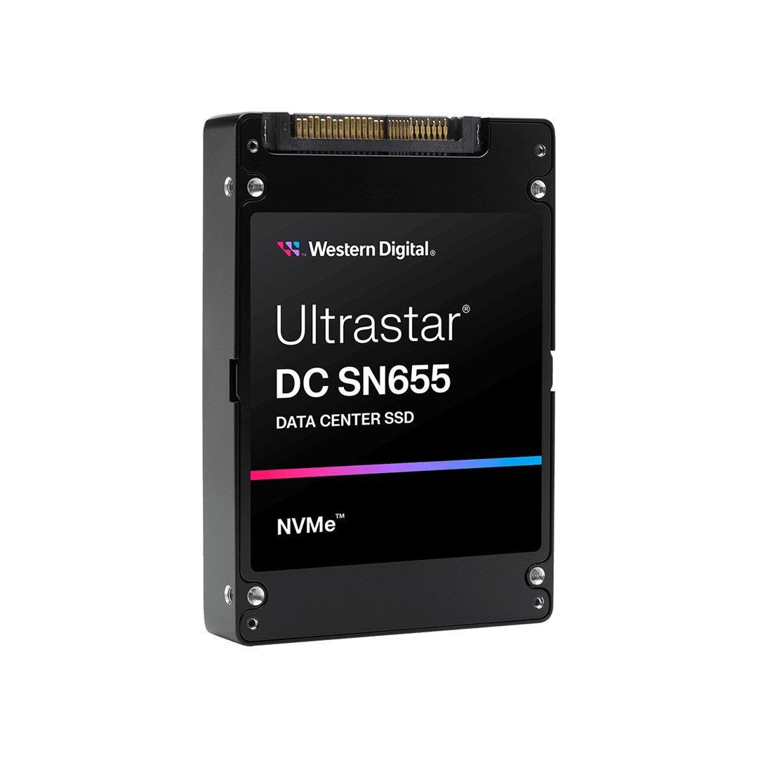 Western Digital Ultrastar DC SN655 3.84 TB U.3 PCI Express 4.0 NVMe TLC 3D NAND
