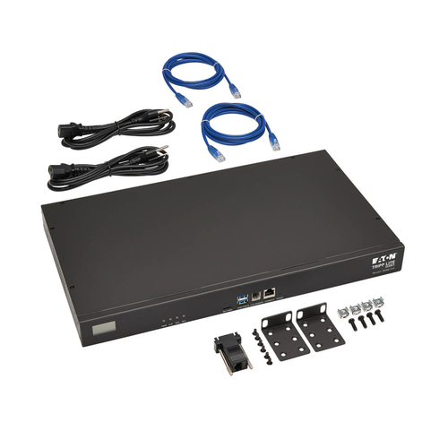 Tripp Lite B098-016 16-Port Console Server, USB Ports (2) - Dual GbE NIC, 16 Gb Flash, SD Card, Desktop/1U Rack, TAA