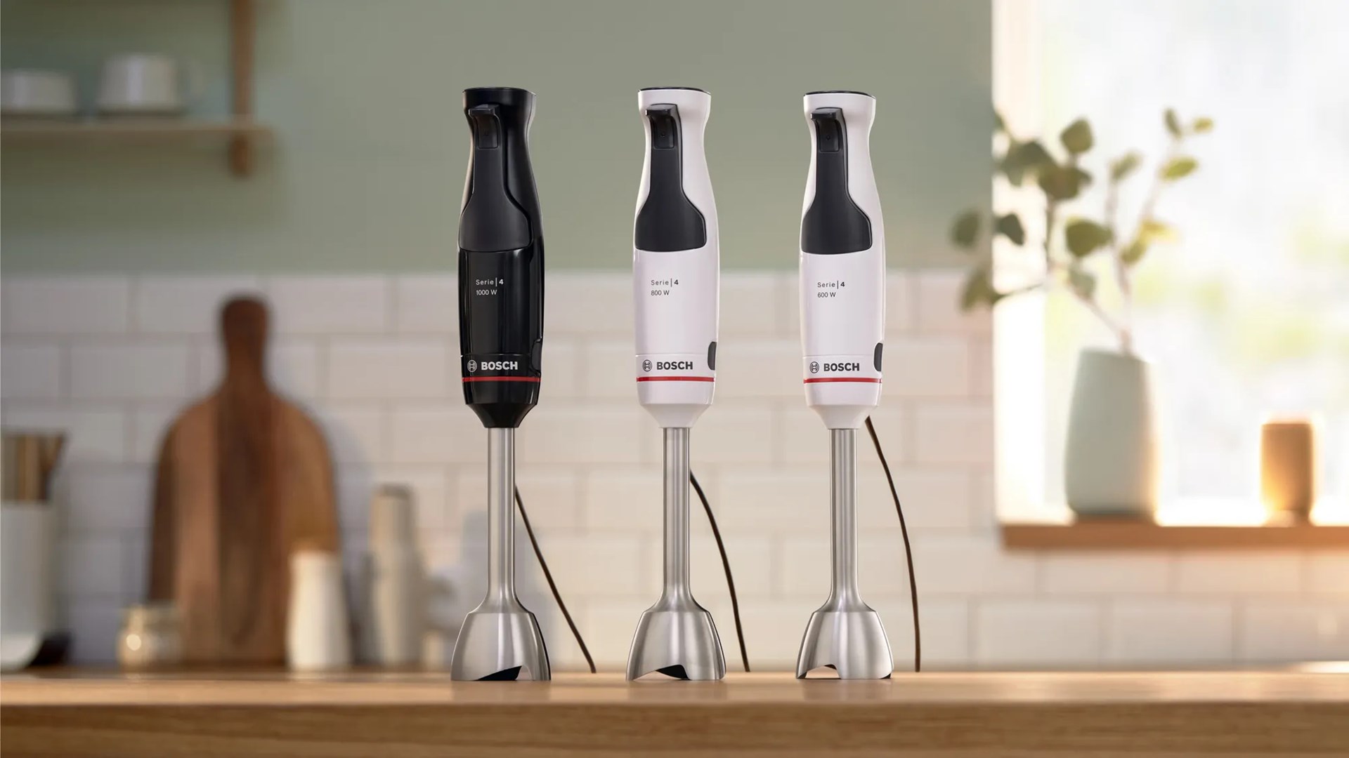 Bosch Serie 4 MSM4B621 blender 0.6 L Immersion blender 1000 W Anthracite, Transparent