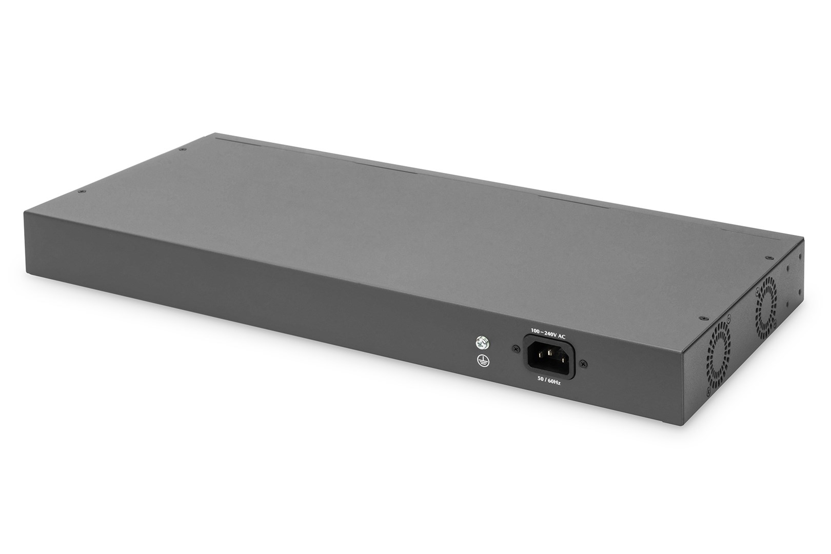 Digitus 16 Port Fast Ethernet PoE Switch, 19 Inch, Unmanaged, 2 Uplinks