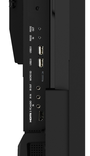 iiyama 98" 4K UHD Professional Digital Signage display featuring Android OS, iiSignage² and OPS PC slot