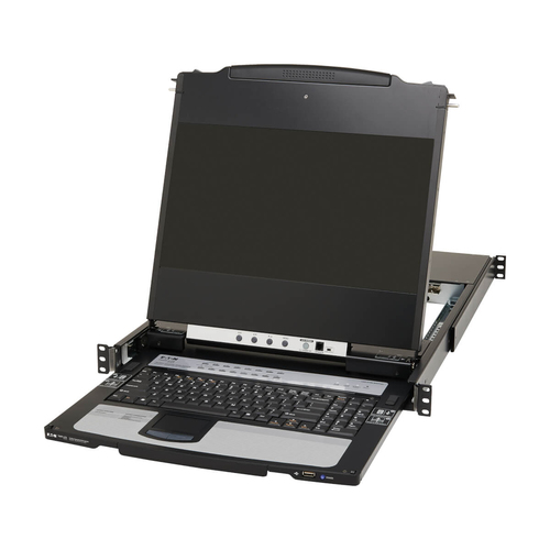 Tripp Lite B030-DP16-17DIP NetDirector 16-Port DisplayPort KVM Switch Console with 17 in. LCD, IP Remote Access, Dual Rail, 1U Rack-Mount