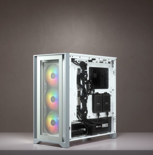 Corsair iCUE 4000X RGB Midi Tower White