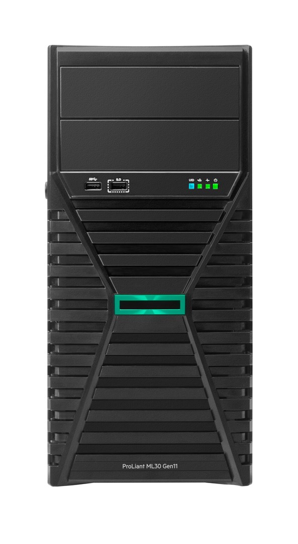 HPE ProLiant ML30 Gen11 E-2414 2.6GHz 4c 1P 32GB-DR 4LFF-NHP VROC 2x1TB SATA HDD 350W PS EU Server
