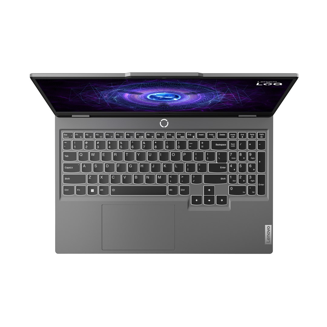 Lenovo LOQ 15IAX9 Intel® Core™ i5 i5-12450HX Laptop 39.6 cm (15.6") Full HD 16 GB DDR5-SDRAM 1 TB SSD NVIDIA GeForce RTX 4050 Wi-Fi 6 (802.11ax) English Grey