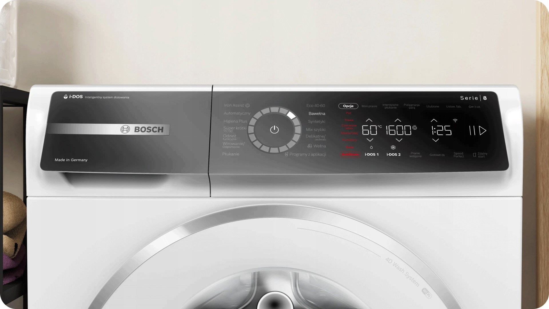 BOSCH WGB256A2PL washing machine