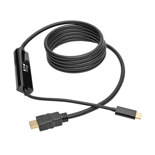 Tripp Lite U444-006-H USB-C to HDMI Active Adapter Cable (M/M), 4K, Black, 6 ft. (1.8 m)