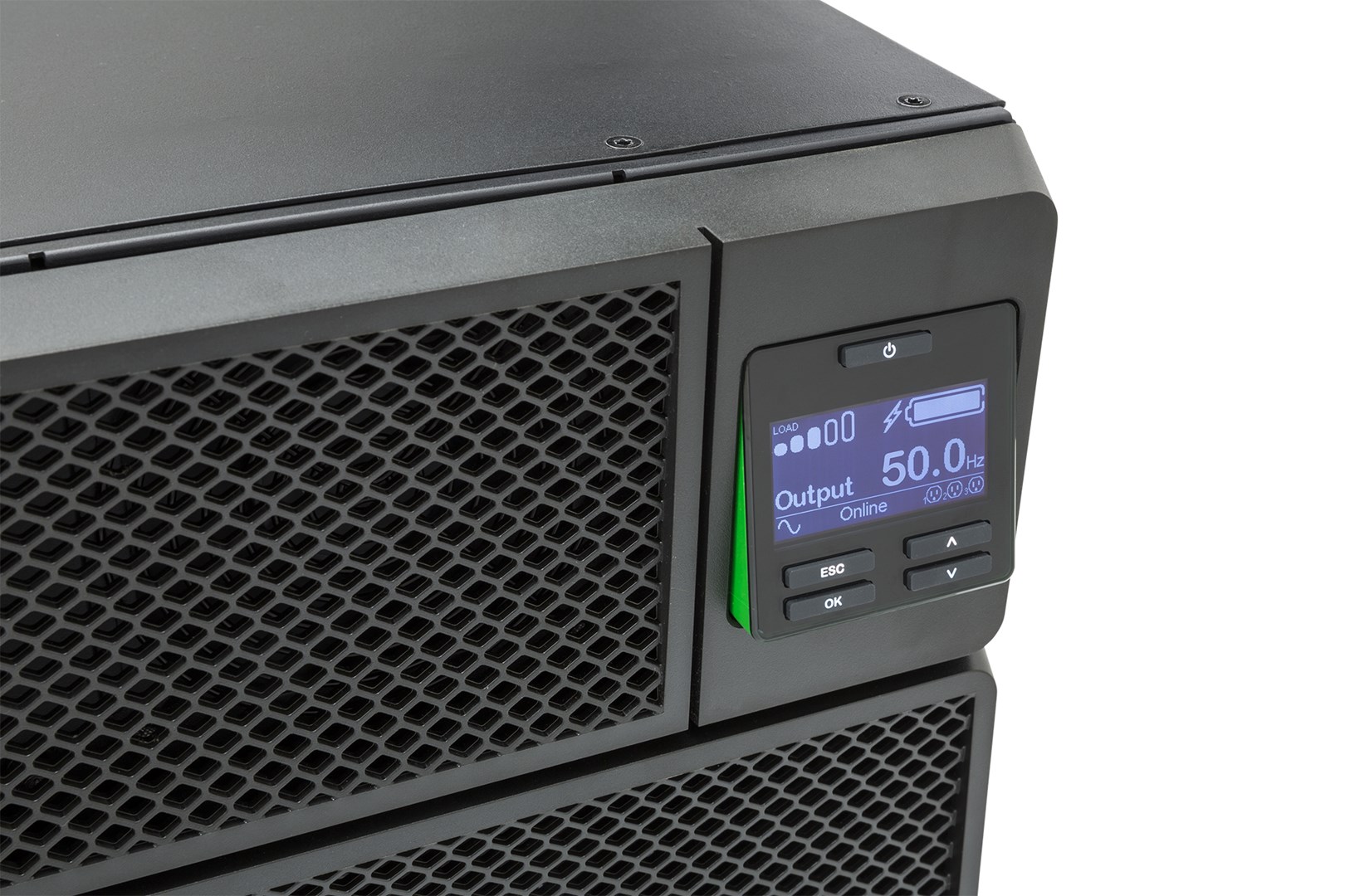 APC Smart-UPS On-Line SRT6KRMXLI - 6kW/VA, 6x C13 + 4x C19 + hardwire 1 phase output, rack mountable, Embedded NMC