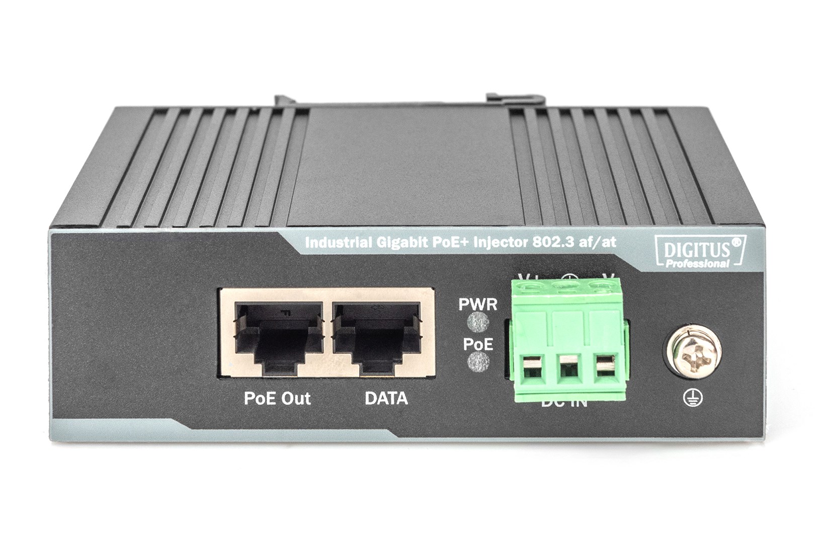 Digitus Industrial Gigabit Ethernet PoE+ Injector, 802.3 af/at, 60 W