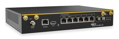 Peplink Balance 310 Fiber 5G wireless router Gigabit Ethernet Dual-band (2.4 GHz / 5 GHz) Black