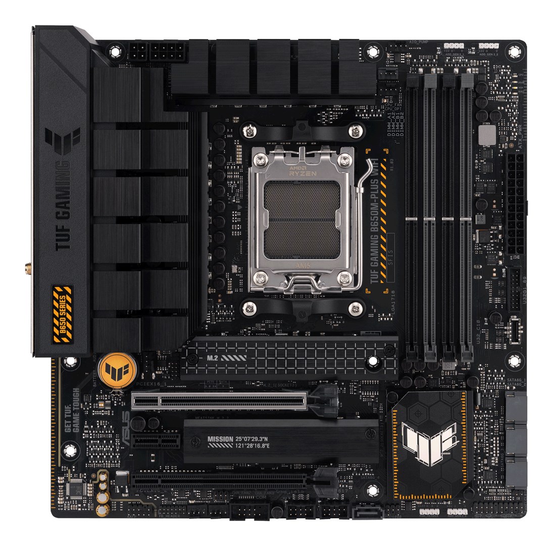 ASUS TUF GAMING B650M-PLUS WIFI AMD B650 Socket AM5 micro ATX