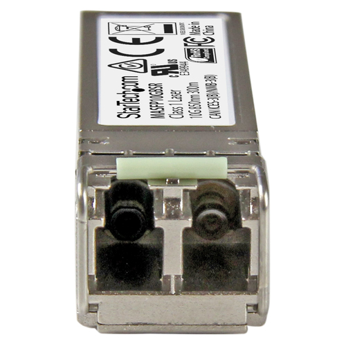 StarTech.com Cisco Meraki MA-SFP-10GB-SR Compatible SFP+ Transceiver Module - 10GBASE-SR~Cisco Meraki MA-SFP-10GB-SR Compatible SFP+ Module - 10GBASE-SR - 10GbE Multimode Fiber MMF Optic Transceiver - 10GE Gigabit Ethernet SFP+ - LC 300m - 850nm - DDM Cisco Meraki MS225, MX400, MS250