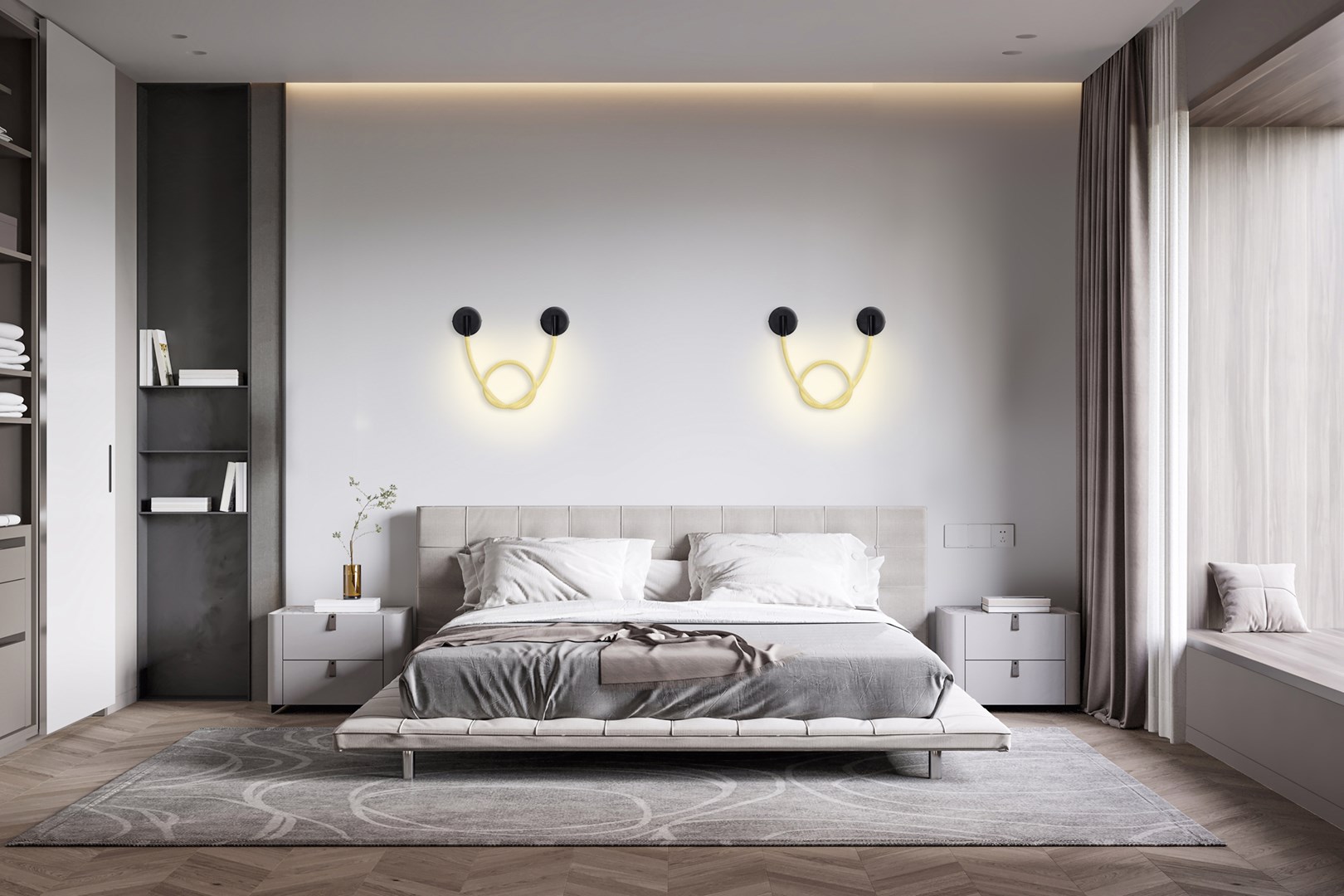 Activejet LED wall lamp AJE-CAMELIA WW