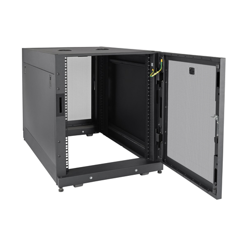 Tripp Lite SR14UBDP 14U SmartRack Extra Deep Small Server Rack Enclosure, Doors & Side Panels Included