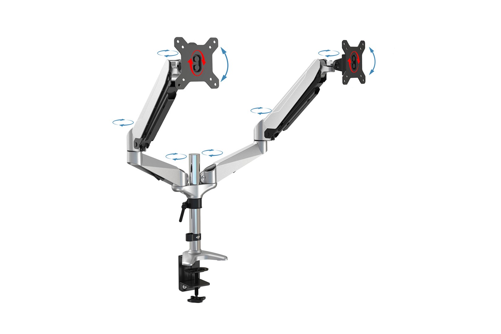 Digitus Dual monitor mount, 2x 32", 2x 8 kg