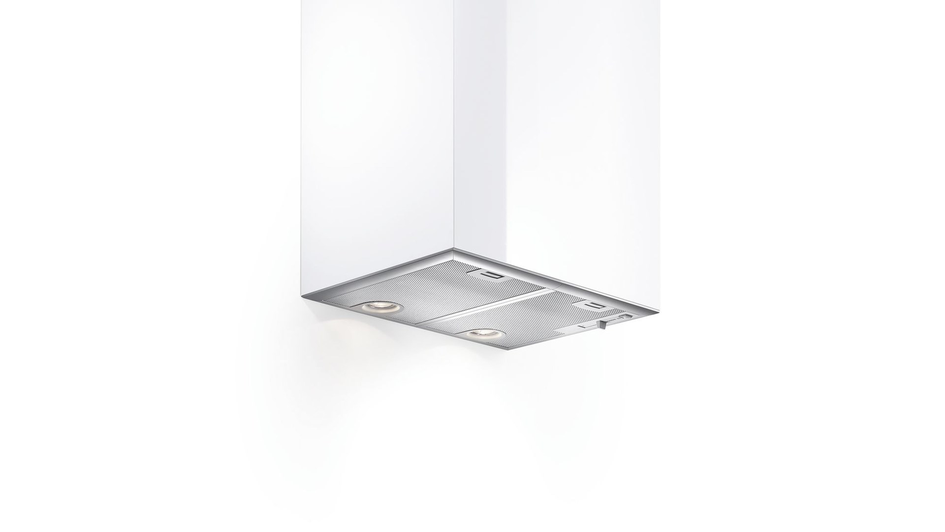 Bosch Serie 4 DHL555BL cooker hood Built-in Silver C 590 m3/h