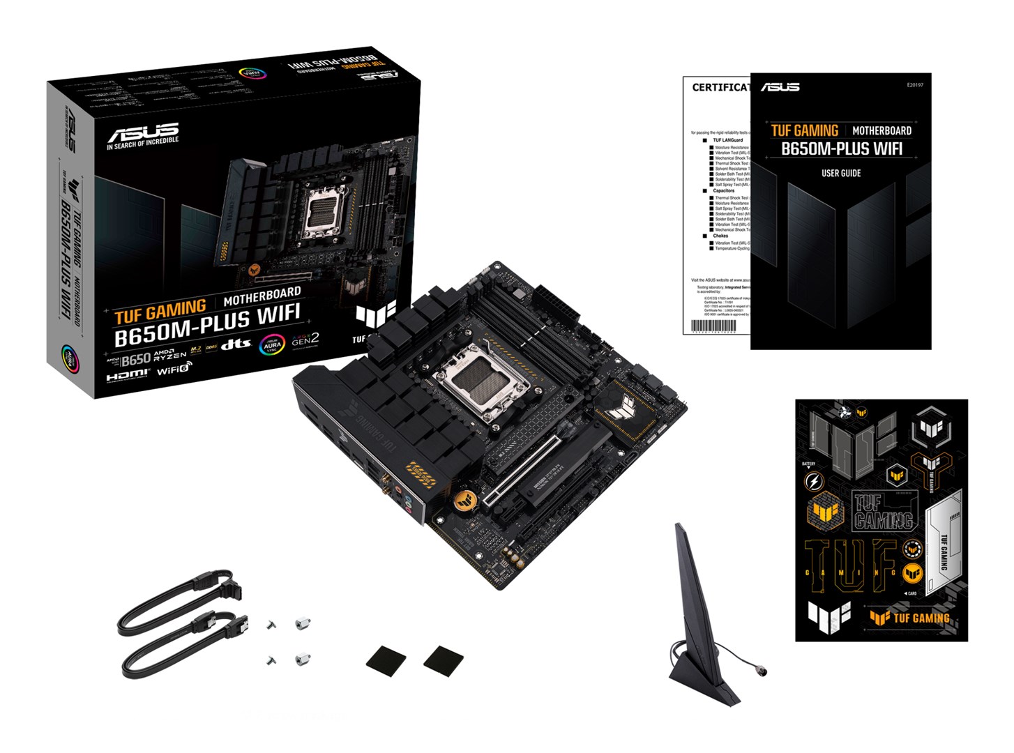 ASUS TUF GAMING B650M-PLUS WIFI AMD B650 Socket AM5 micro ATX