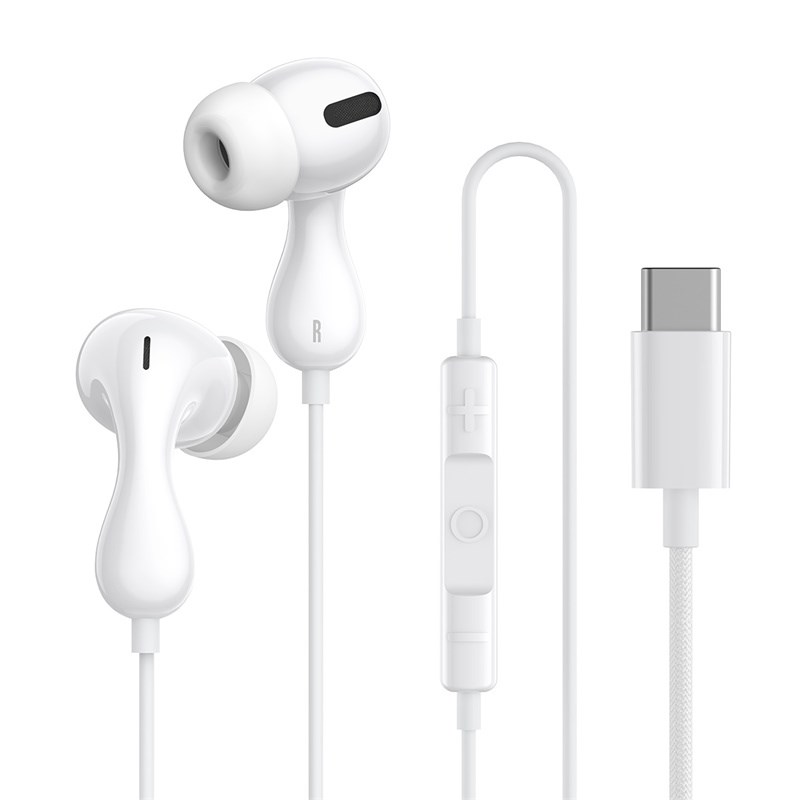 Baseus Encok CZ20 Headset Wired In-ear Calls/Music USB Type-C White