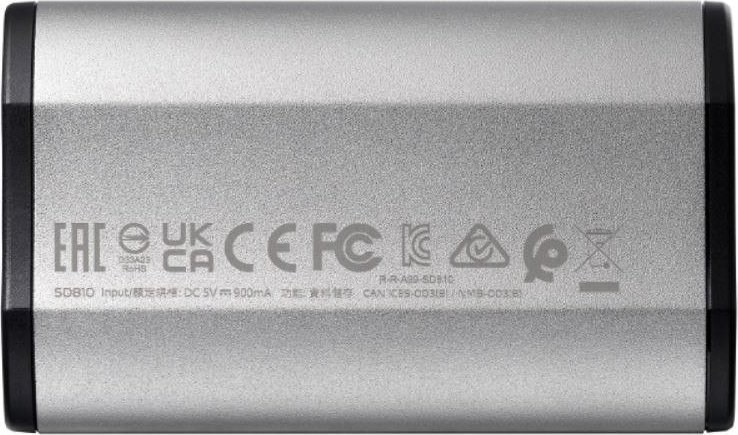 ADATA SD810 4 TB USB Type-C USB 3.2 Gen 2x2 Silver