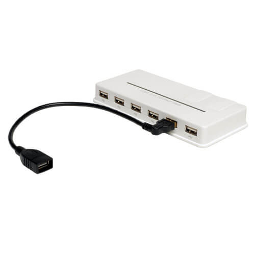 Tripp Lite U005-10I USB Extension Cable (USB-A Right-Angle M to USB-A F), 10-in. (25.4 cm)