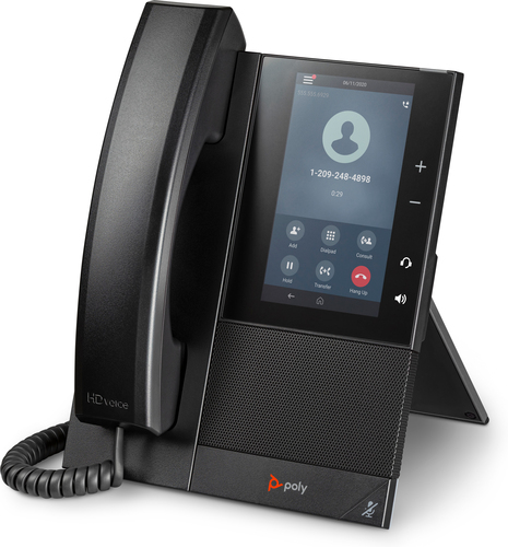 Poly CCX 500 Business Media Phone with Open SIP and PoE-enabled GSA/TAA
