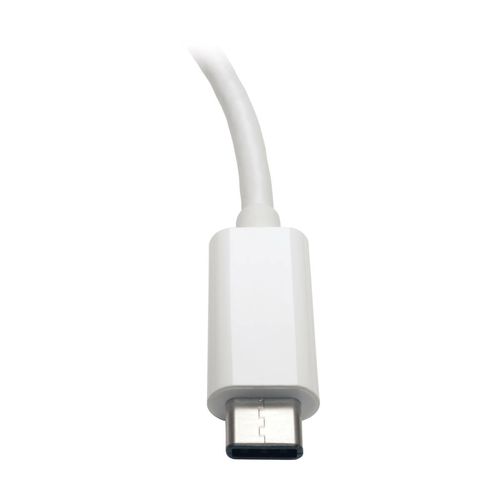 Tripp Lite U436-06N-GBW USB-C to Gigabit Network Adapter, Thunderbolt 3 Compatibility - White