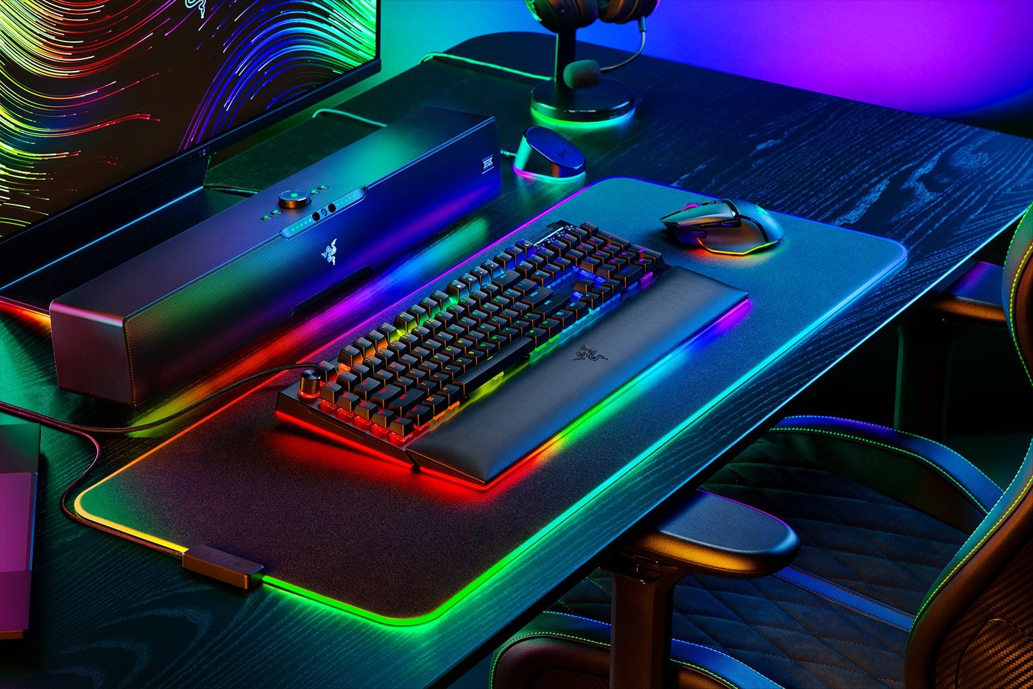 Razer BlackWidow V4 Pro keyboard Gaming USB QWERTZ German Black