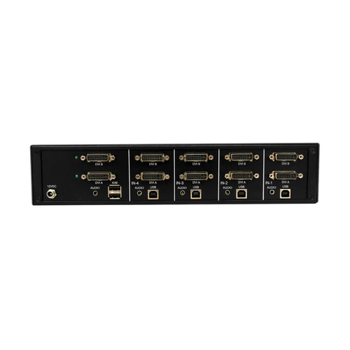 Tripp Lite B002-DV2A4-N4 Secure KVM Switch, 4-Port, Dual Head, DVI to DVI, NIAP PP4.0, Audio, TAA