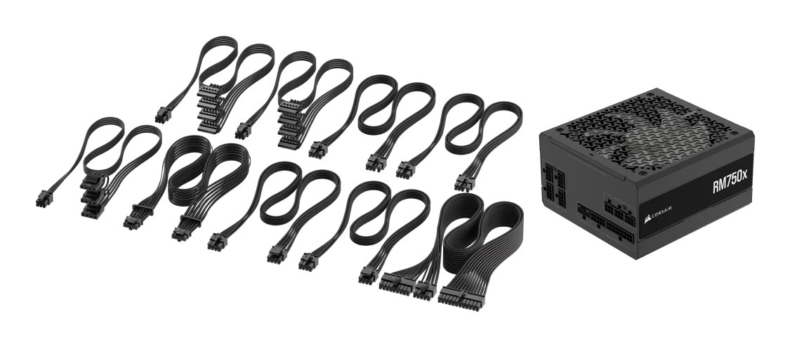 Corsair RMx Series RM750x power supply unit 750 W 24-pin ATX ATX Black