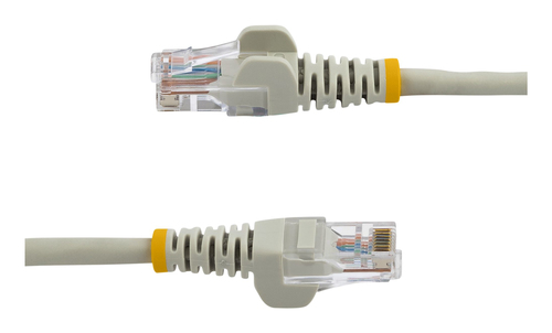 StarTech.com Cat5e Patch Cable with Snagless RJ45 Connectors - 5 m, Grey