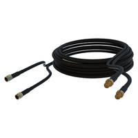 Poynting LOW LOSS 5M CABLE SMA(M) TO SMA(F) coaxial cable Black