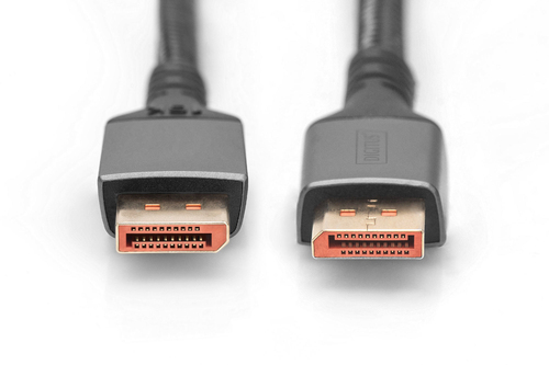 Digitus 16K DisplayPort Connection Cable, Version 2.1, 1m, 80G, black