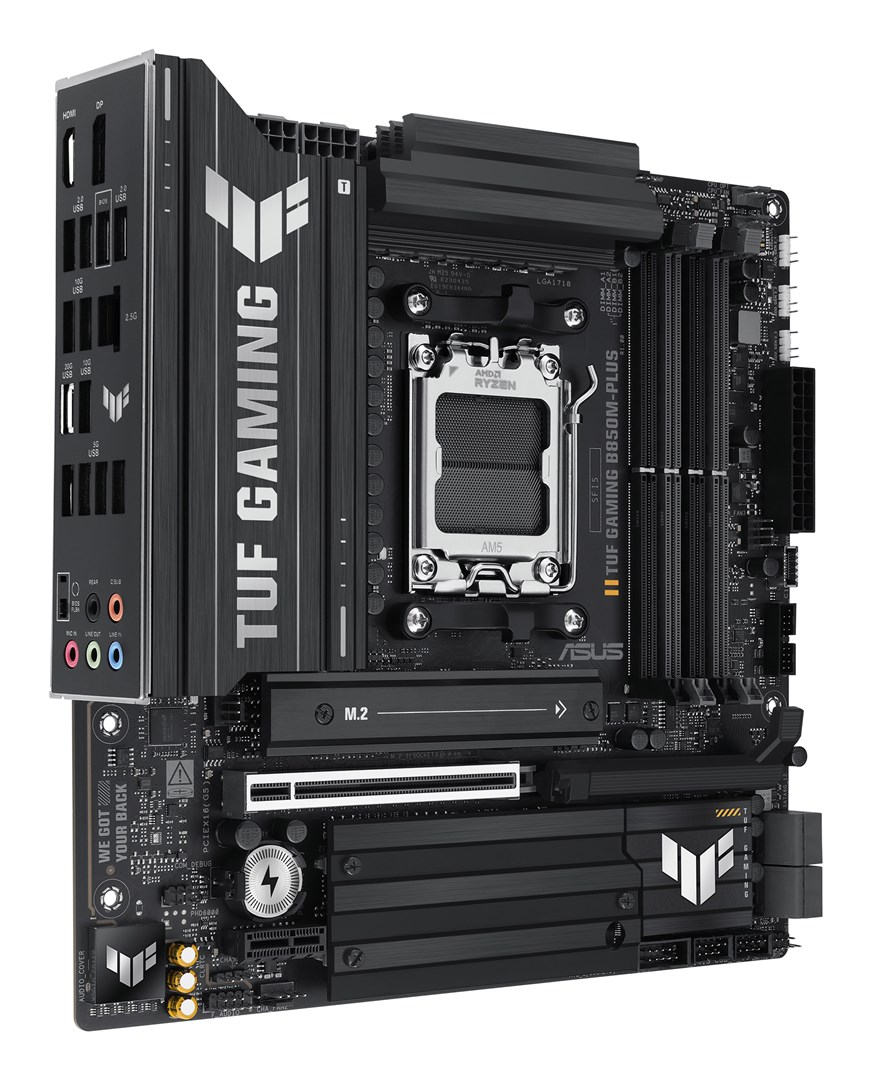ASUS TUF GAMING B850M-PLUS AMD B850 Socket AM5 micro ATX