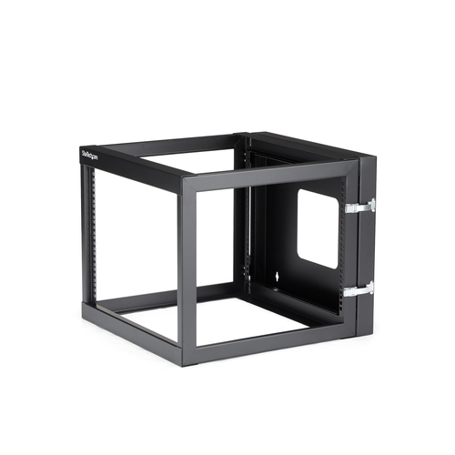 StarTech.com 8U Hinged Open Frame Wall-Mount Server Rack - 22 in. Deep