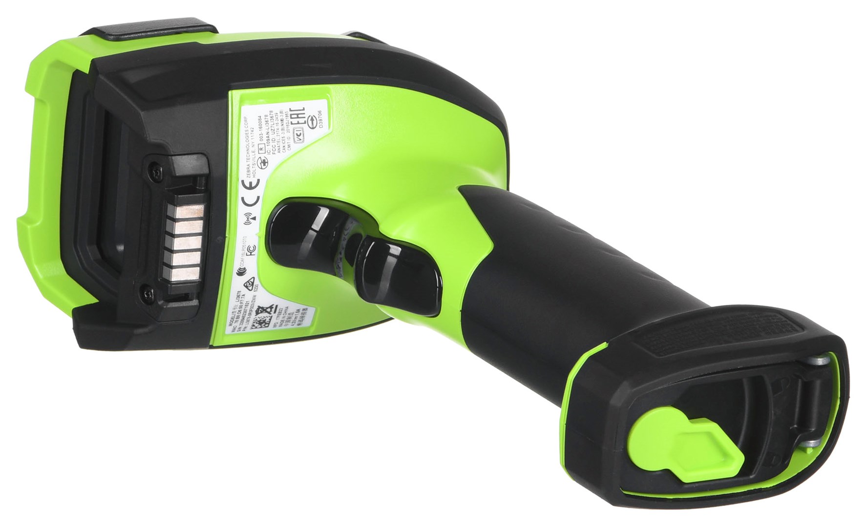 Zebra LI3678-SR Handheld bar code reader 1D Black, Green