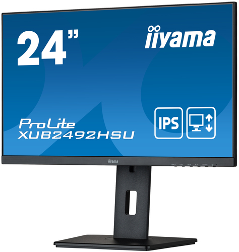 iiyama ProLite XUB2492HSU-B5-STD computer monitor 60.5 cm (23.8") 1920 x 1080 pixels Full HD LED Black
