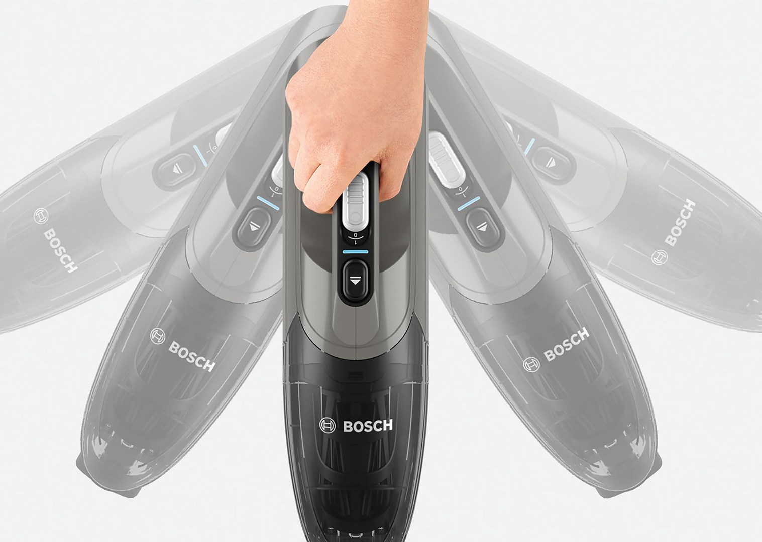 Bosch Serie 2 BBHF214G stick vacuum/electric broom 2-in-1 stick vacuum Battery Dry Bagless Grey