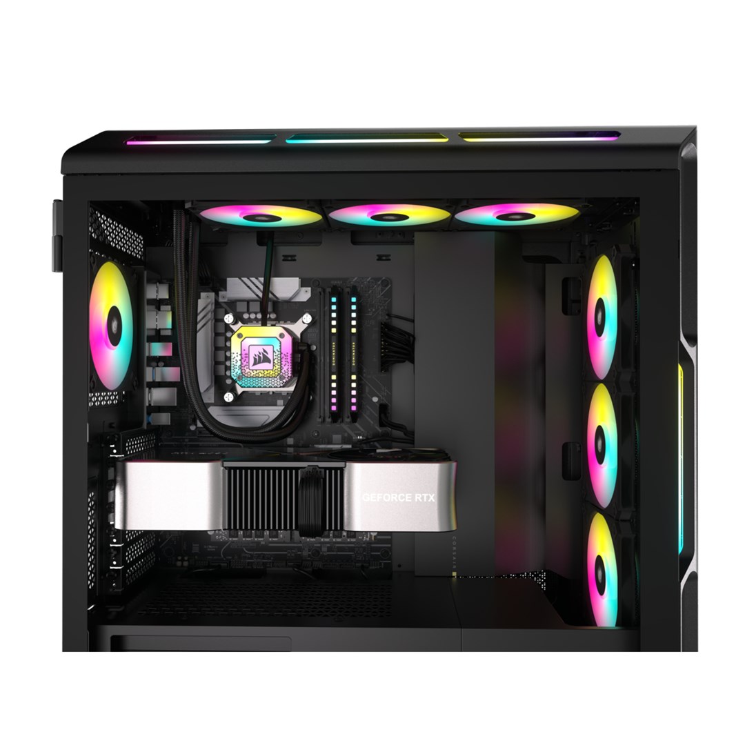 Corsair CO-9050163-WW computer cooling system Computer case Fan 12 cm Black