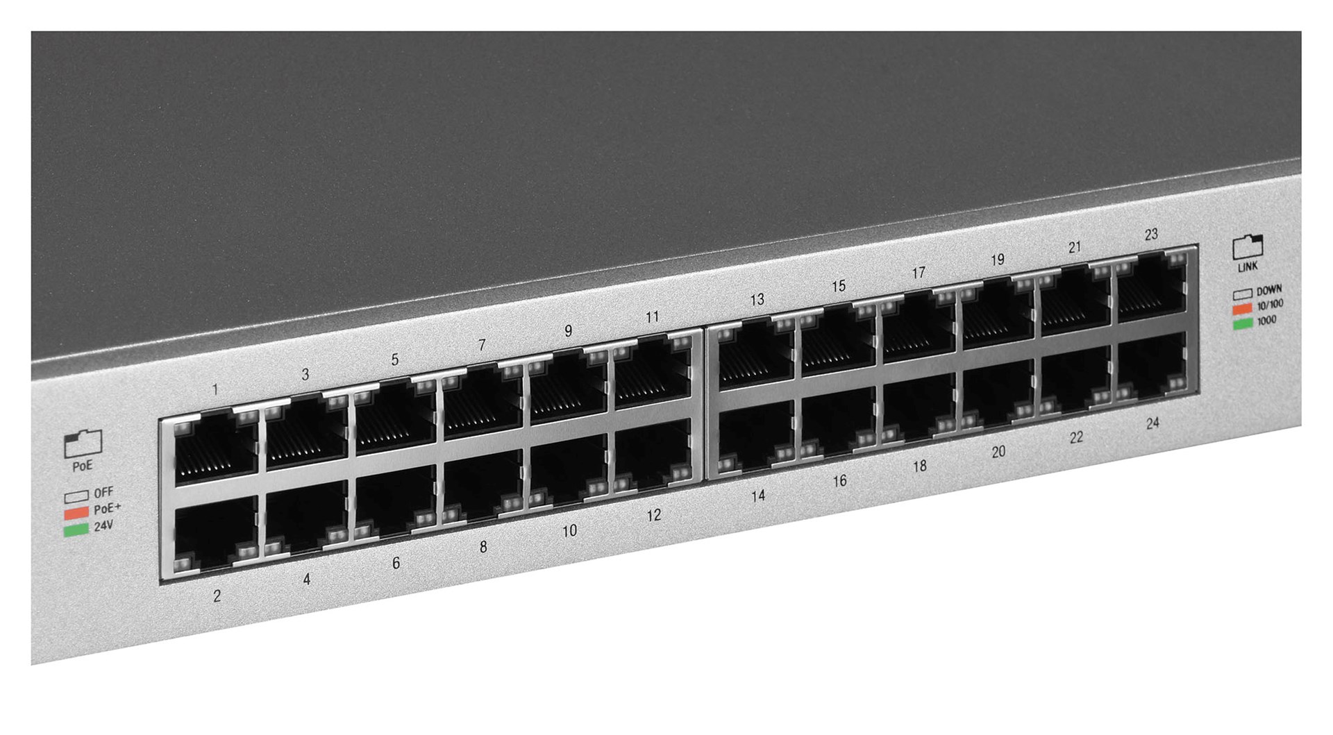Ubiquiti UniFi US-24-250W network switch Managed Gigabit Ethernet (10/100/1000) Power over Ethernet (PoE) 1U Silver