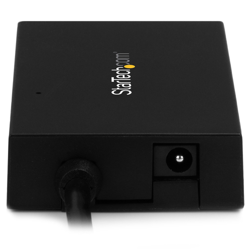 StarTech.com 4 Port USB C Hub - USB Type-C Hub w/ 4x USB-A Ports (USB 3.0/3.1 Gen 1 SuperSpeed 5Gbps) - USB Bus or Self Power - Portable USB-C to USB-A BC 1.2 Charging Hub w/ Power Adapter~4 Port USB C Hub - USB Type-C Hub w/ 4x USB-A Ports USB 3.0 hub (5Gbps) - USB Bus or Self Power - Portable USB-C to USB-A BC 1.2 Charging Hub w/ Power Adapter