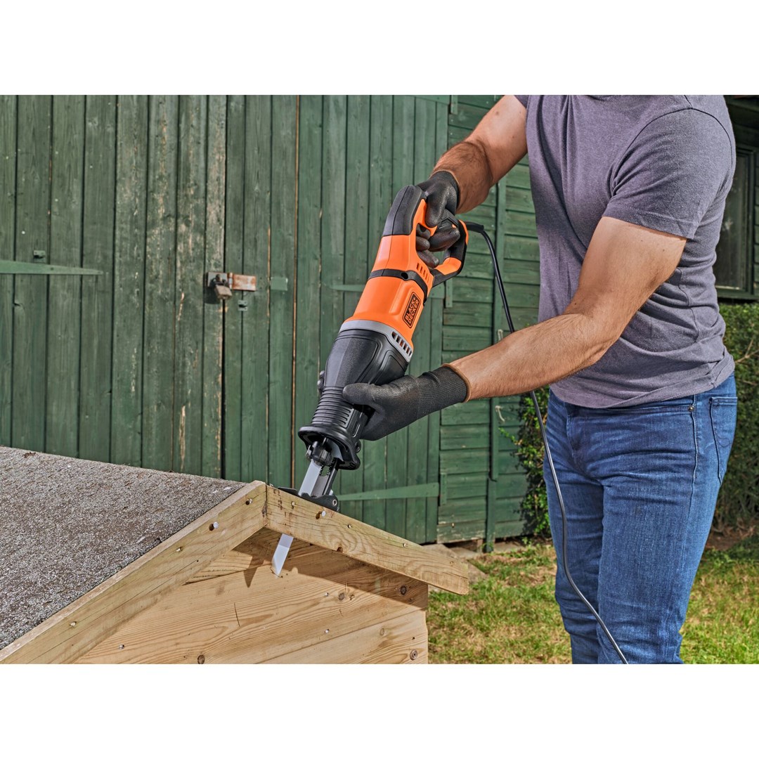 Black & Decker BES301-QS reciprocating saw 2800 spm 750 W Black  Orange