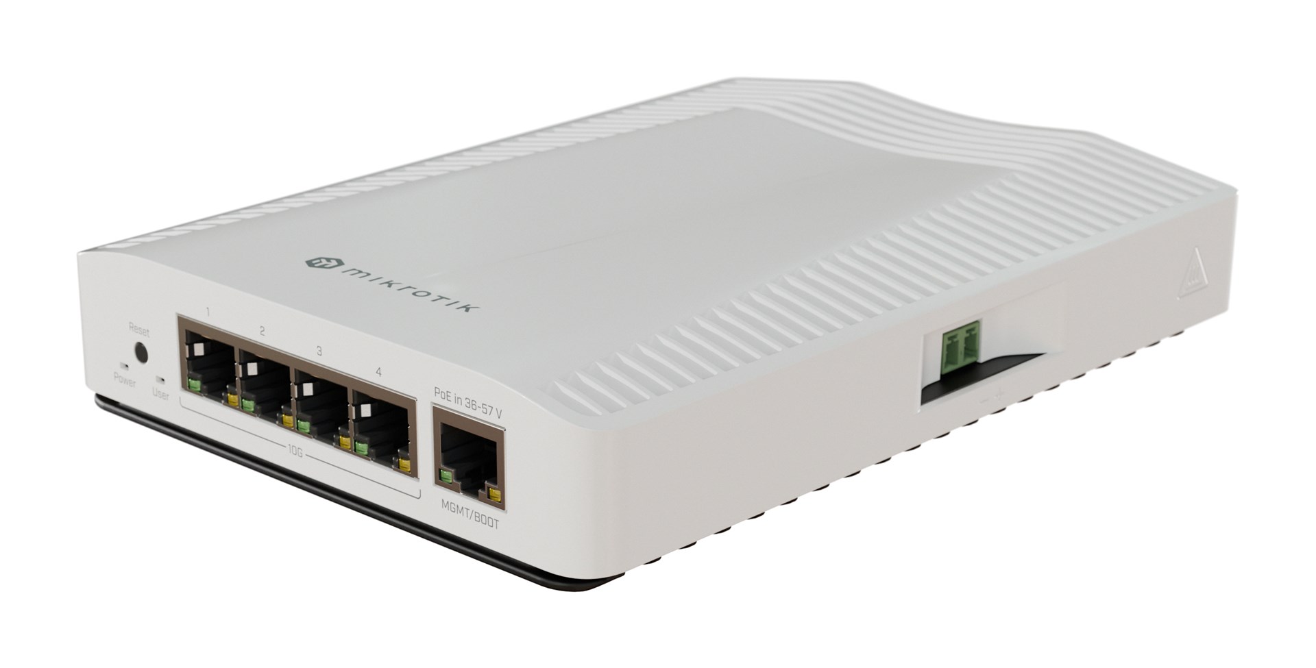 Mikrotik CRS304-4XG-IN network switch 10G Ethernet (100/1000/10000) Power over Ethernet (PoE) White