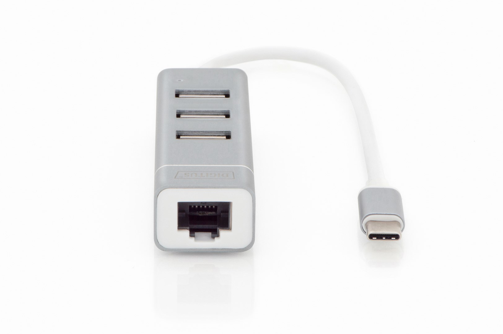 Digitus USB Type-C™ 3-Port Hub + Fast Ethernet LAN Adapter