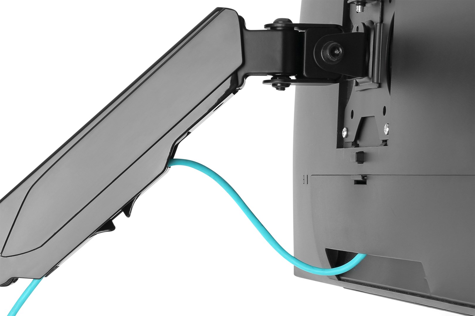 Digitus Universal Single Monitor Mount with Gas Spring, Wall Mount