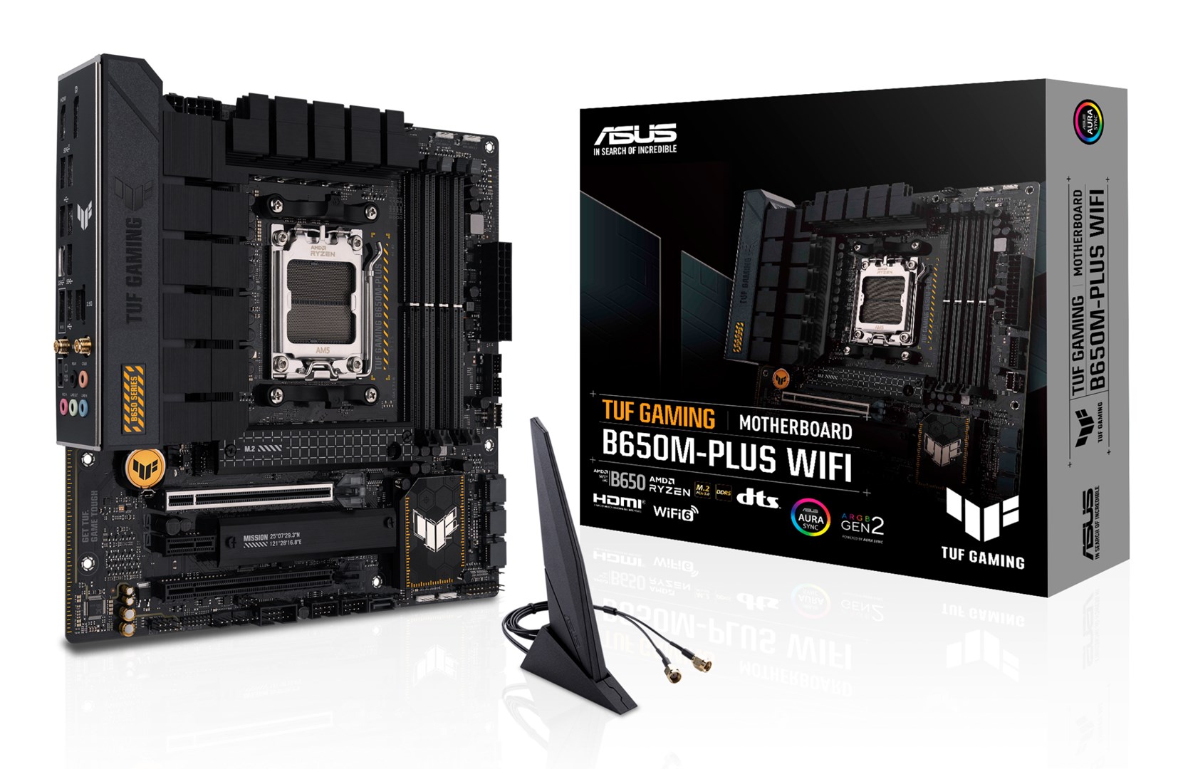 ASUS TUF GAMING B650M-PLUS WIFI AMD B650 Socket AM5 micro ATX