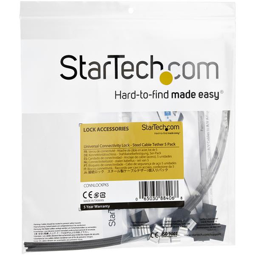 CONNLOCKPK5 - Cables & Adaptors by StarTech.com