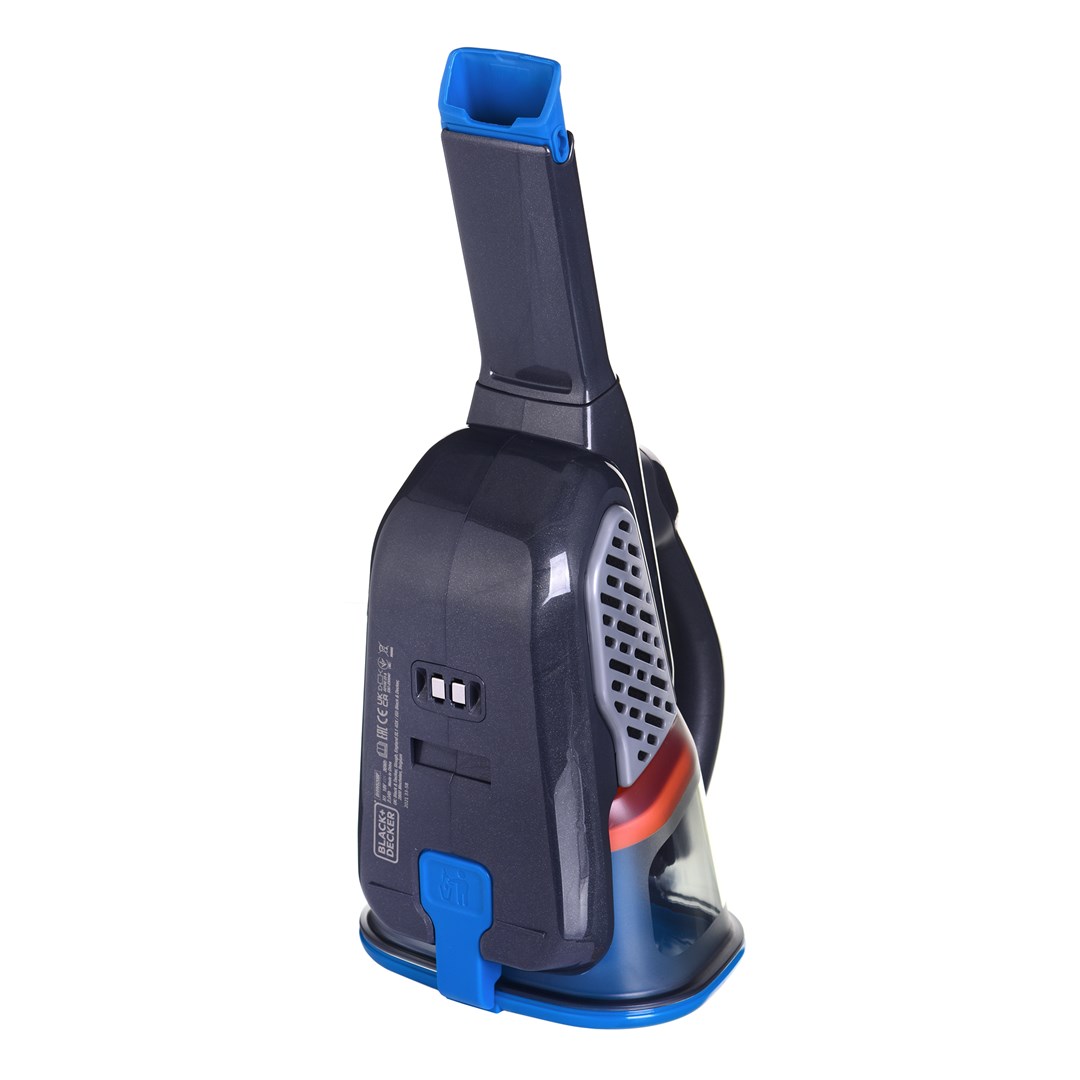 Black & Decker BHHV520BF handheld vacuum Black Blue Silver Bagless