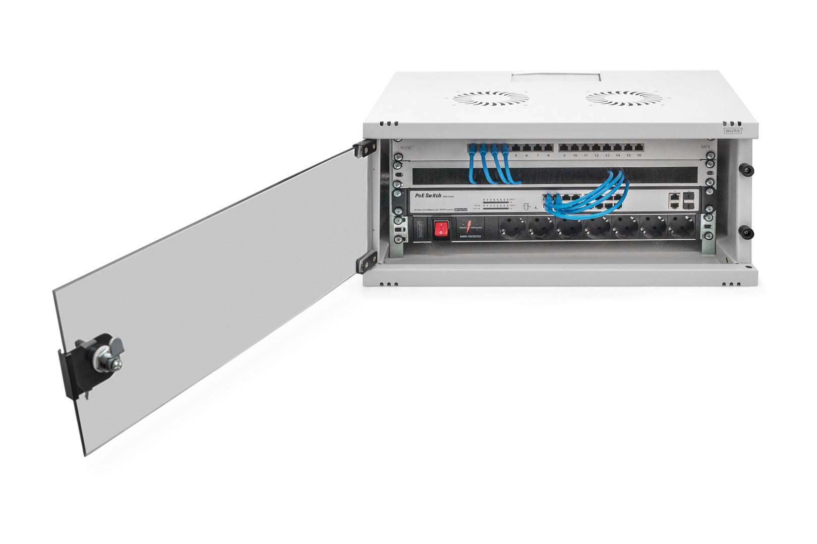 Digitus Wall Mounting Cabinet, SOHO, unmounted - 540x400 mm (WxD)