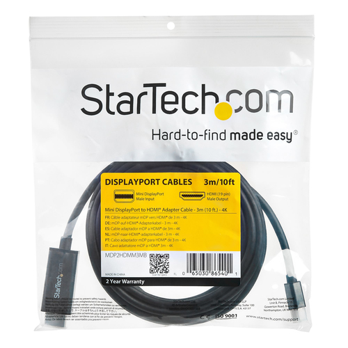 MDP2HDMM3MB - Cables & Adaptors by StarTech.com